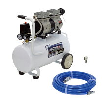 楽天市場】earth man オイルレスコンプレッサー 22l acp-22olbの通販