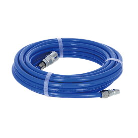 EARTH MAN ワンタッチカプラ付 エアホース 1/4凸プラグ接続用 【 コンプレッサー用 変換 ホース 】