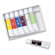 [ メール便可 ] 陶芸下絵の具 無鉛 7色セット 【 粘土 陶土 絵具 絵付け 色付け 】