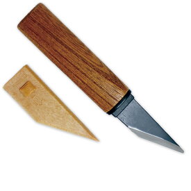 [ メール便可 ] サンクラフト 小刀鞘入り 右手用 全長175mm WB-300 【 木工 木彫 木工具 彫刻 ナイフ 右利き ケース付 】