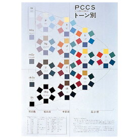 改定新版 色の基本 掛図 日本色研 PCCS色相環 PCCSトーン別