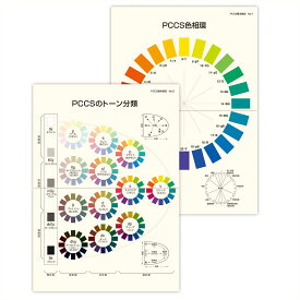 PCCS基本掛図 日本色研 PCCS色相環 PCCSのトーン分類 B2判 2チャート