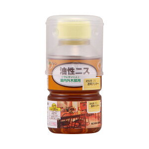 和信ペイント 油性ニス 透明クリヤー ウレタンニス 120mL 木部 工作品 床用