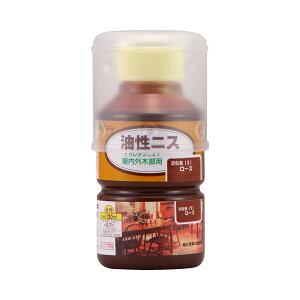 和信ペイント 油性ニス ローズ ウレタンニス 120mL 木部 工作品 床用