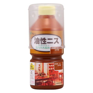 和信ペイント 油性ニス けやき ウレタンニス 270mL 木部 工作品 床用