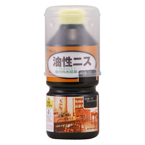 和信ペイント 油性ニス ブラックオリーブ ウレタンニス 270mL 木部 工作品 床用