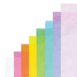パレットカラー 薄葉紙 A色 200枚組 【 造形 工作紙 製作 】