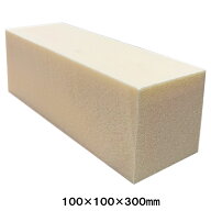 スタイロブロック 100×100×300mm 1個 【 スタイロフォーム クッション材 芯材 ジオラマ 断熱 】