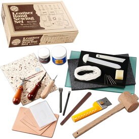 レザーハンドソーイングセット スタンダード クラフト社 【 革 レザークラフト キット 工具セット レザー刺繍 初心者 】