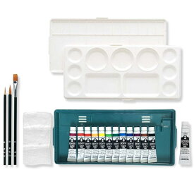 ターナー アクリルガッシュ プライム セット 13E4 11mL 12色 筆3本付 【 絵具 絵の具 アクリル絵具 アクリル絵の具 絵の具セット 】