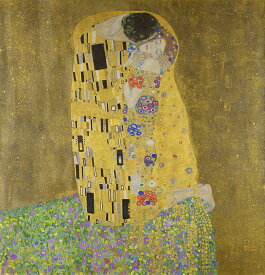 アートパネル アートボード クリムト 接吻 53×53 壁掛け 絵 インテリア 名画 モダンアート 油絵 絵画 有名画 おすすめ 人気 高級 かわいい おしゃれ ポスター 玄関 リビング 部屋 店舗 風景画 自然 花 空 海 モノトーン 【LotNo.01】