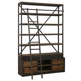 【組立品】 ラダー シェルフ オープン シェルフ ディスプレイ シェルフ UP TOWN アップタウン 234 W160 LADDER SHELF H2340 ユニットシェルフ 棚 ラック 書棚 本棚 飾り棚 リビング 収納 見せる収納 ヴィンテージ 160cm 東馬家具