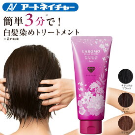 公式 アートネイチャー ラボモ スカルプアロマ ヘアカラー 白髪染め トリートメント キュア 女性用 毛染め カラートリートメント レディース 白髪隠し 白髪ケア 白髪 ヘアケア 部分染め 生え際 リタッチ 人気 黒 茶 ブラック ダーク