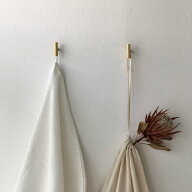 予約販売9月中旬～9月下旬頃発送予定 真鍮 ブラス ウォールフック D 縦横兼用1.4cm×1.5cm×5cm×3.2cm …
