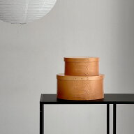 予約販売6月下旬～7月上旬頃発送予定 大中2個セット 天然木 SHAKER BOX シェーカーボックス ライトブラウ…