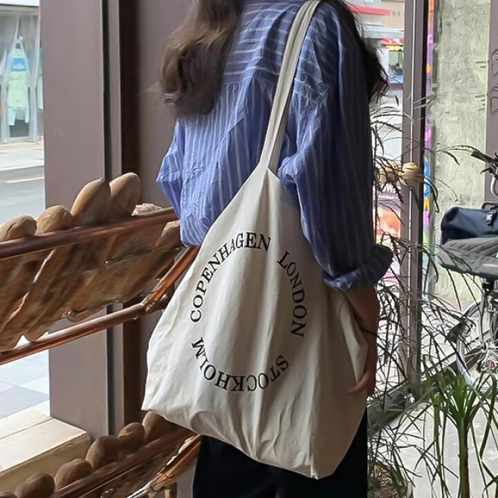 楽天市場】STOCKHOLM COPENHAGEN LONDON ロゴ トートバッグ【ART OF  