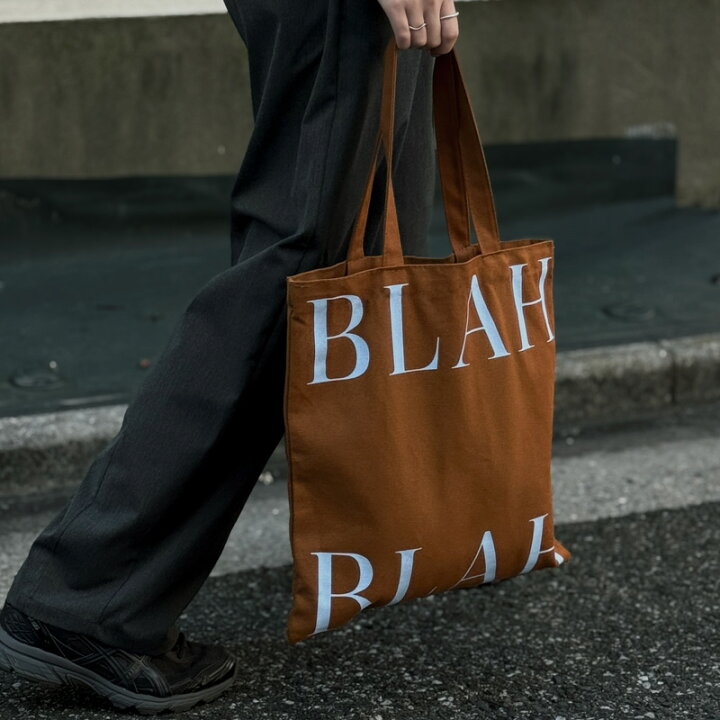 楽天市場】BLAH ブルー×ブラウン トートバッグ【ART OF BLACK】 : ART 