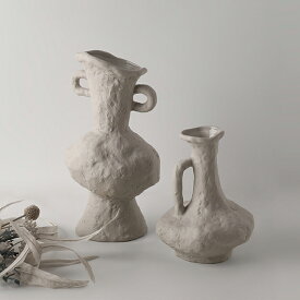 handle vase セラミック フラワーベース 花瓶 全5種類【ART OF BLACK】