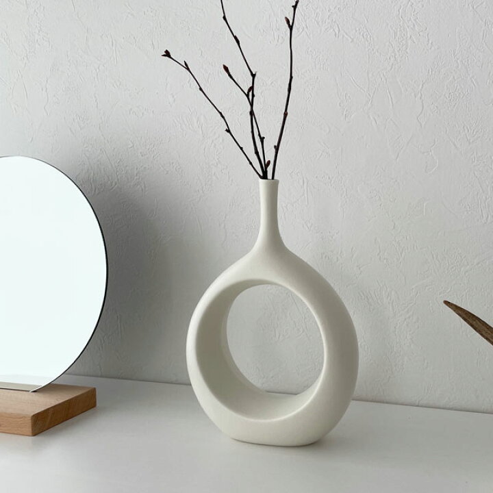 楽天市場 サークル フラワーベース ボトル型 一輪挿し 花瓶 Art Of Black Art Of Black