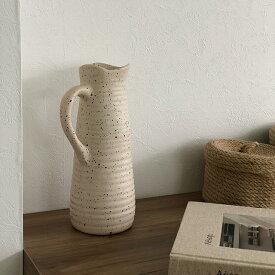 陶器 pitcher フラワーベース 花瓶【art of black】