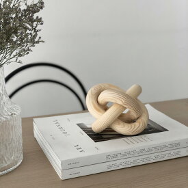 予約販売2月下旬～3月上旬頃発送予定 banji ウッドオーバルリングオブジェ【ART OF BLACK】