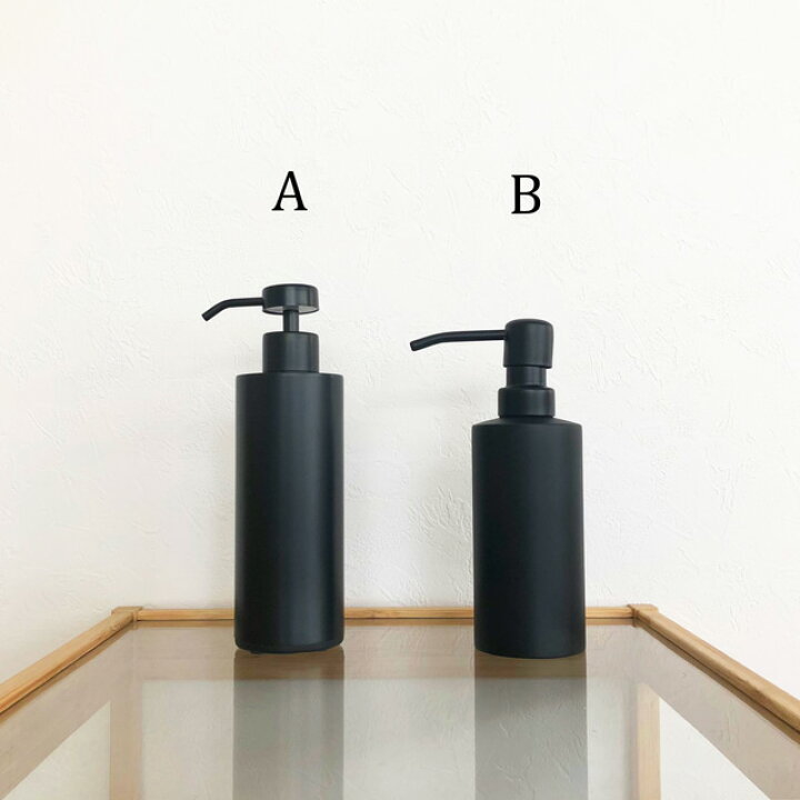 楽天市場 マットブラック ステンレス ソープディスペンサー 詰め替えボトル 0ml Art Of Black Art Of Black