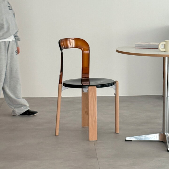 楽天市場】予約販売4月下旬～5月上旬頃発送予定 REY CHAIR ポリカ×天然 