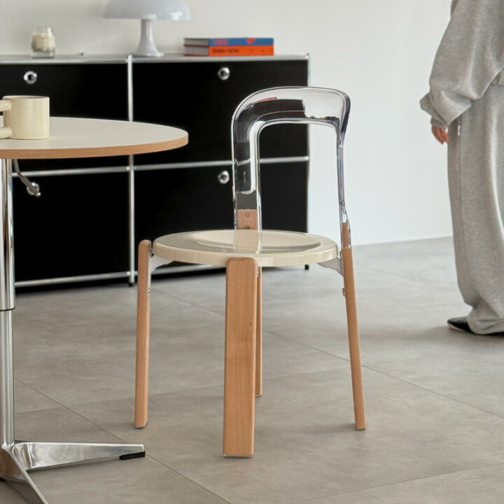楽天市場】予約販売4月下旬～5月上旬頃発送予定 REY CHAIR ポリカ×天然 