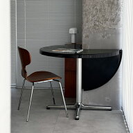 Folding Table 折り畳み ラウンド テーブル 95cm【ART OF BLACK】