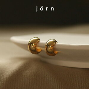 jorn������ Mini Compact Oval Pierce 18k gold plated