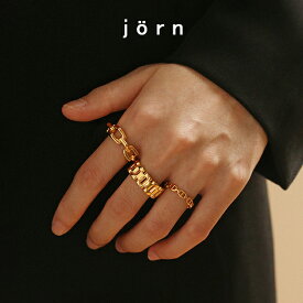 jornヨルン Chain Ring 18k gold plated ネコポス送料無料