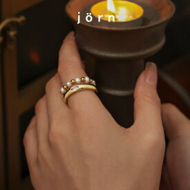 jornヨルン Design Ring 18k gold plated ネコポス送料無料