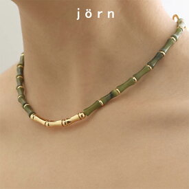 jornヨルン Rod Natural Stone Necklace 18k gold plated ネコポス送料無料