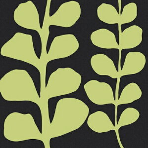 yDenise Duplock | fjXEfbvbN A[g|X^[zwGREEN FERN ON BLACKx(305×305mm) - CeA -  A[g|X^[
