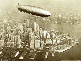 The Hindenburg Airship, 1936 (60cm×80cm)