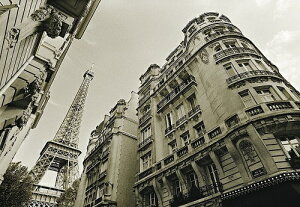 �yChristian Peacock �t�H�g�|�X�^�[�zEIFFEL TOWER STREET VIEW #2(356×508mm) -�������C���e���A��-�i�G�b�t�F���� �]���J�b�g�σ|�X�^�[�j