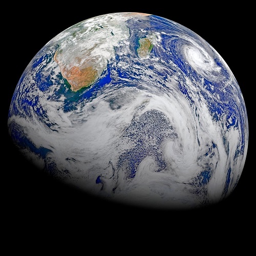 【NASA 宇宙写真 フォトポスター】EARTH (SKY VIEW)(地球)(406×406mm)  -おしゃれインテリアに-(余白カット済みポスター) | アートオブポスター