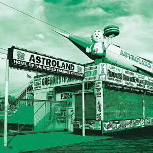 エリン・クラーク アートポスター『GREEN ASTROLAND』(305×305mm) -おしゃれインテリアに- (余白カット済みポスター) 緑