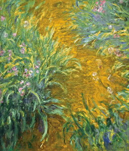 yiWN[vgE}bgy[p[zN[hEl GA[g|X^[uTHE PATH IN THE IRIS GARDENiACX̒̏ajv(457×508mm) - CeA -