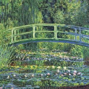 yiWN[vgE}bgy[p[zN[hEl GA[g|X^[uWATER LILY POND, 1899 (BLUE)i@̒r1899Nijjv(510×510mm) - CeA -