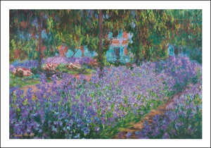 yN[hEl GA[g|X^[zuTHE ARTIST'S GARDEN AT GIVERNYiWFj[̉Ƃ̒jv(457×661mm) - CeA -