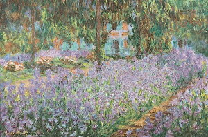 yiWN[vgE}bgy[p[zN[hEl GA[g|X^[uTHE ARTIST'S GARDEN AT GIVERNYiWFj[̉Ƃ̒jv(508×762mm) - CeA -