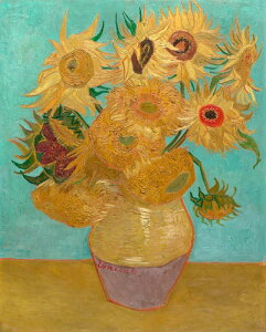 yiWN[vgE}bgy[p[zBZgE@ESbz A[g|X^[uVASE WITH TWELVE SUNFLOWERS, 1889i12{̂Ђ܂Ɖԕr1889Njv(508×635mm) - CeA -