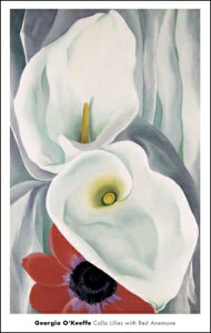 yW[WAEIL[t G A[g|X^[zCALLA LILIES WITH RED ANEMONE, 1928(457x711mm) -IL[t- CeA