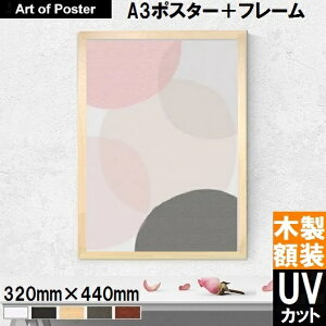 ykstyle | LOVELY POSTERS UV80%Jbg {ihv~AؐzA[g|X^[ A3TCYzPink Gray Circles Pastel Print(320×440×24mm) -CeA- S̍YzEUV80%Jbg2mmAN