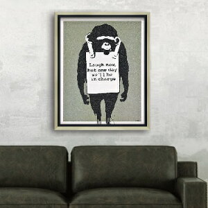 yBanksyz QH | oNV[uut iEv (Laugh Now)v (W435×H535mm) CeA Ǌ| z z  |X^[ A[g A[gplOtBeB _ A[gt[ 