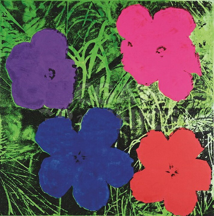 楽天市場】【アンディ・ウォーホル アートポスター】FLOWERS, C. 1964 