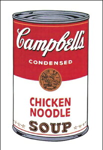 yAfBEEH[z G A[g|X^[zCampbell's Soup I: Chicken Noodle, 1968(331×480mm) -EH[z- CeA