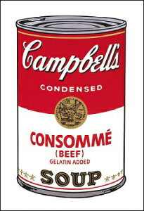 yAfBEEH[z G A[g|X^[zCampbell's Soup I: Consomme, 1968(331×480mm) -EH[z- CeA