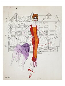 yAfBEEH[z A[g|X^[zUNTITLED (FEMALE FASHION FIGURE), C. 1959(331×484mm) -CeA- (t@bV |X^[)